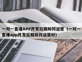 一对一直播APP开发后期如何运营（一对一直播app开发后期如何运营好）