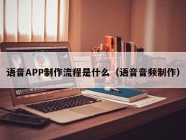语音APP制作流程是什么（语音音频制作）