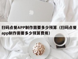 扫码点餐APP制作需要多少预算（扫码点餐app制作需要多少预算费用）