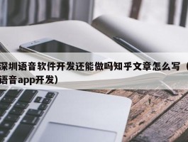 深圳语音软件开发还能做吗（语音app开发）
