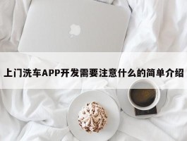 上门洗车APP开发需要注意什么的简单介绍