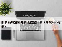 购物商城定制开发流程是什么（商城app定制）