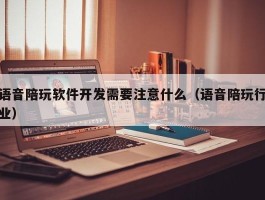 语音陪玩软件开发需要注意什么（语音陪玩行业）