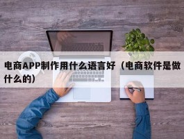 电商APP制作用什么语言好（电商软件是做什么的）