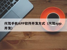 代驾手机APP软件开发方式（代驾app 开发）