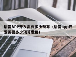 语音APP开发需要多少预算（语音app开发需要多少预算费用）