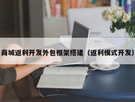 商城返利开发外包框架搭建（返利模式开发）