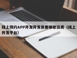 线上预约APP开发开发需要哪些资质（线上开发平台）