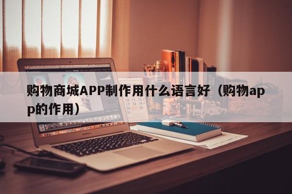 购物商城APP制作用什么语言好(购物app的作用)
