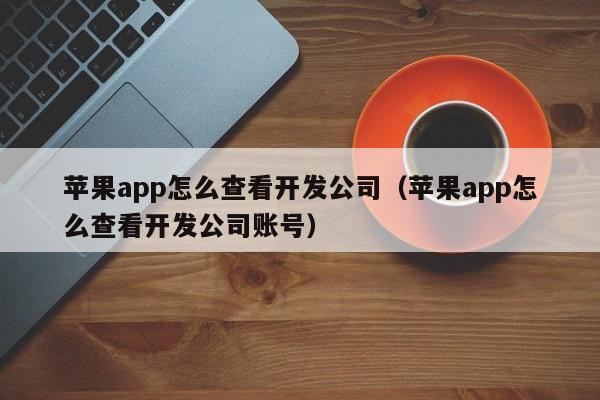 苹果app怎么查看开发公司(苹果app怎么查看开发公司账号)