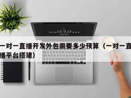 一对一直播开发外包需要多少预算（一对一直播平台搭建）