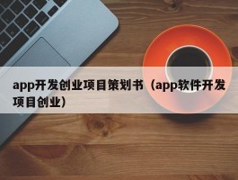 app开发创业项目策划书（app软件开发项目创业）