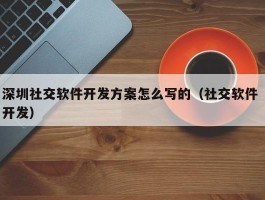 深圳社交软件开发方案怎么写的（社交软件 开发）
