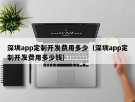 深圳app定制开发费用多少（深圳app定制开发费用多少钱）