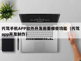 代驾手机APP软件开发需要哪些功能（代驾app开发制作）