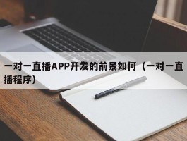 一对一直播APP开发的前景如何（一对一直播程序）