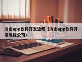 济南app软件开发流程（济南app软件开发流程公司）