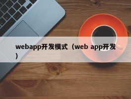 webapp开发模式（web app开发）