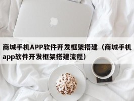 商城手机APP软件开发框架搭建（商城手机app软件开发框架搭建流程）