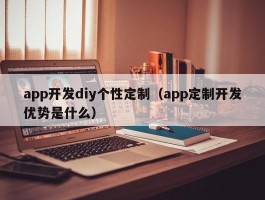 app开发diy个性定制（app定制开发优势是什么）