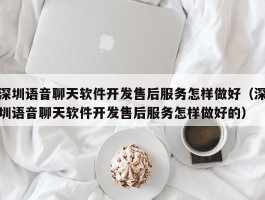 深圳语音聊天软件开发售后服务怎样做好（深圳语音聊天软件开发售后服务怎样做好的）