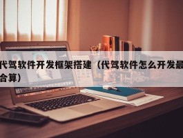 代驾软件开发框架搭建（代驾软件怎么开发最合算）