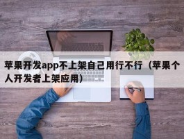 苹果开发app不上架自己用行不行（苹果个人开发者上架应用）