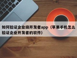 如何验证企业级开发者app（苹果手机怎么验证企业开发者的软件）