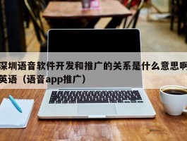 深圳语音软件开发和推广的关系是什么意思啊英语（语音app推广）