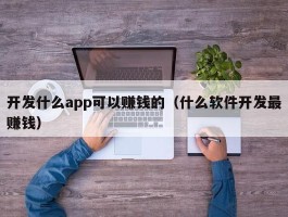 开发什么app可以赚钱的（什么软件开发最赚钱）