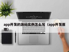 app开发的源码实例怎么写（app开发原理）