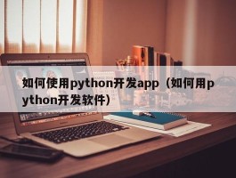 如何使用python开发app（如何用python开发软件）