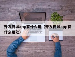 开发商城app有什么用（开发商城app有什么用处）