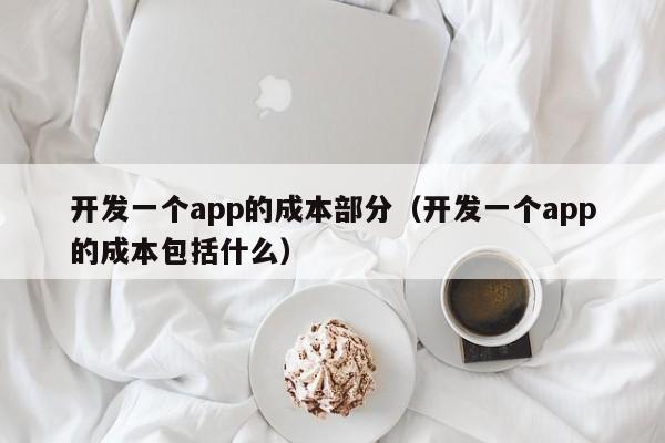 开发一个app的成本部分(开发一个app的成本包括什么)